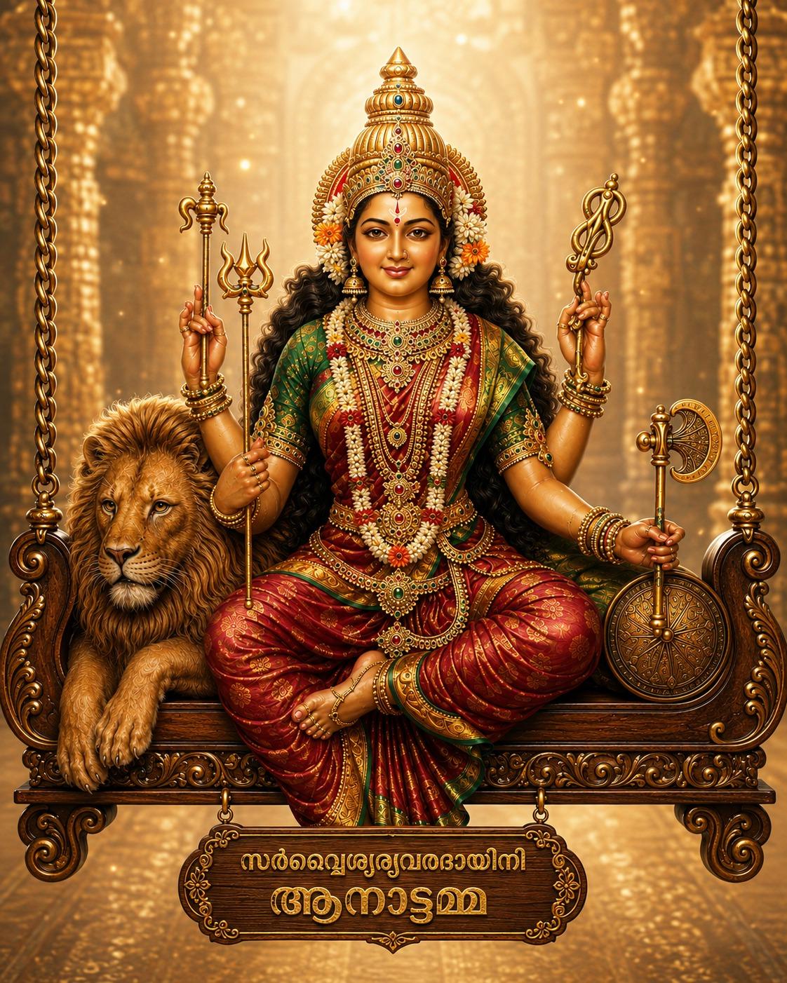 Anad Chamundi Temple Kerala - Sree Chamundi Devi